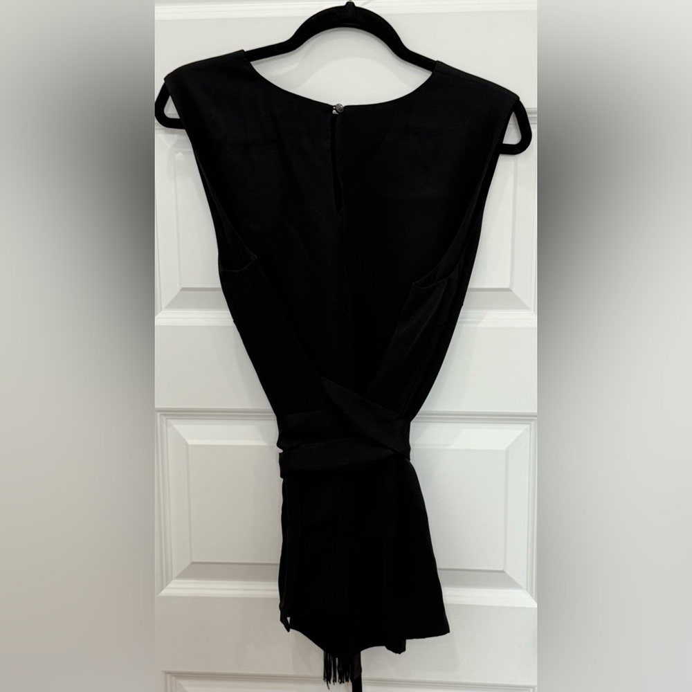 St. John Classic Black Jumpsuit